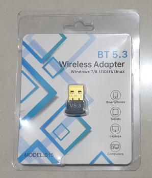 Product Review of USB Bluetooth 5.3 Adapter Transmitter Receiver Dongle Pc from Tokopedia customer review 0