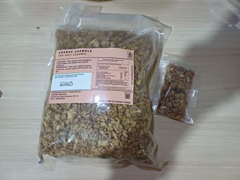 Product Review of Grande granola 500 gr (SEA SALT CARAMEL) from Tokopedia customer review 0
