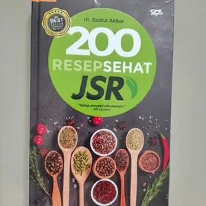 Buku 200 Resep Sehat JSR dr. Zaidul Akbar - Ful Color Hard Cover