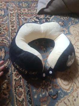 Product Review of ngasoh.id Bantal Leher Traveling Lucu Bantal Perjalanan Study Tour Bahan Halus Sandaran Kepala Mobil Pesawat Dewasa Bed from Tokopedia customer review 0