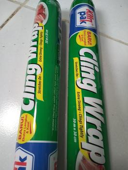 Product Review of Klinpak Cling Wrap Regular Refill 30m x 30cm - Plastik Segel makanan from Tokopedia customer review 0