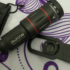 APEXEL 18X 28X Lensa Kamera Zoom Lensa Telezoom Hp Universal Lensa Hp HD Dengan Tripod Untuk Konser