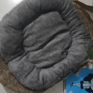 kasur kucing/anjing desain Bundar (50x50) super lembut halus serta Menghangatkan anabul