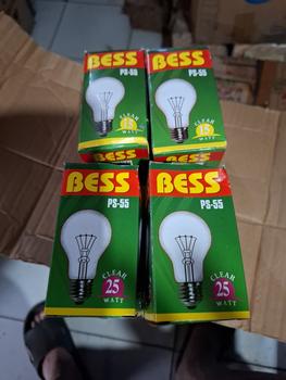 Product Review of Bohlam Lampu Pijar Clear BESS 10W,15W,25W,40W,60W,75W Dan 100W Cahaya Kuning from Tokopedia customer review 1