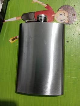Product Review of botol pipih stainless steel hip flask memo bottle anti karat 304 from Tokopedia customer review 3