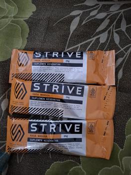 Product Review of STRIVE ENERGY GEL 24g MANGGA MARKISA NANAS untuk supplemen tenaga lari sepeda triathlon  - 1 BOX isi 5 sachet from Tokopedia customer review 0