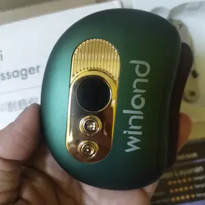 Winland Gua Sha Face Massage Electric Massager - Natural Bianstone 2 in1 panas/getaran Meniruskan Mengencangkan wajah