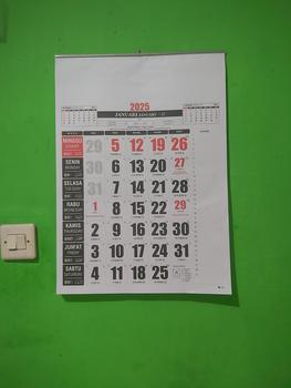 Product Review of PROMO KALENDER DINDING 38 CM x 54 CM TERMURAH EDISI TERBARU from Tokopedia customer review 0