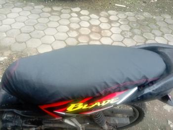 Product Review of Sarung Jok Motor Amplas Pasir Excellent Jahitan Warna Double Stik - Karet Tebal dan Prepet Kuat from Tokopedia customer review 0