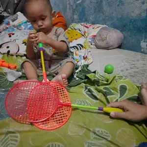 Mainan Anak Raket Badminton Mainan Olahraga kock bulu tangkis MURAH