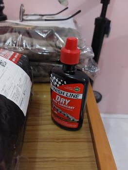 Product Review of Oli Pelumas Rantai Finish Line Teflon Plus Dry Lube from Tokopedia customer review 0