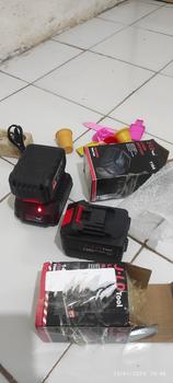 Product Review of JLD 128VF Baterai Impact Baterai Bor 88VF Makita battery Cordless 36VF from Tokopedia customer review 1