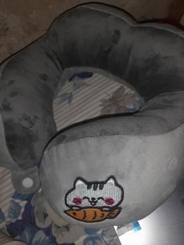 Product Review of ngasoh.id Bantal Leher Traveling Lucu Bantal Perjalanan Study Tour Bahan Halus Sandaran Kepala Mobil Pesawat Dewasa Bed from Tokopedia customer review 0