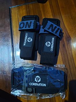 Product Review of CoreNation Active Wrist Wrap Strap Support Wrist Wrap Wristband Weight Lifting Gym Fitness - WIDE FASTGRIP from Tokopedia customer review 0