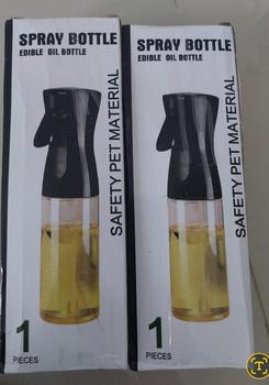 Product Review of COSY Botol Kaca Spray Minyak Goreng 220ml Botol Semprot Tekanan Tinggi / Bottle Kecap Asin Dapur Semprot Olive Oil Spray Transparan Serbaguna Food Hitam from Tokopedia customer review 0