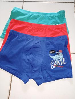 Product Review of SOREX KIDS BOY SK TM 752-2 DINO SERIES - CD CELANA DALAM BOXER ANAK COWOK LAKI LAKI from Tokopedia customer review 0