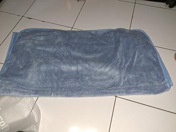 Product Review of HANDUK MANDI / BATH TOWEL MICROFIBER HALUS ANTI BAKTERI 70x140 400 GSM REAL PREMIUM DEWASA BAYI JUMBO TUBUH / BADAN EXPORT QUALITY from Tokopedia customer review 0