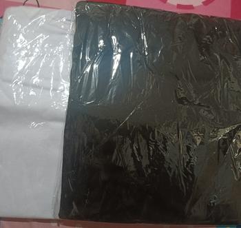 Product Review of Baju Manset Kaos Polos Hitam Putih from Tokopedia customer review 0