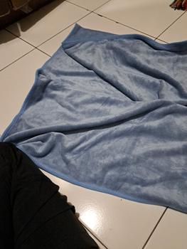 Product Review of HANDUK MANDI / BATH TOWEL MICROFIBER HALUS ANTI BAKTERI 70x140 400 GSM REAL PREMIUM DEWASA BAYI JUMBO TUBUH / BADAN EXPORT QUALITY from Tokopedia customer review 3