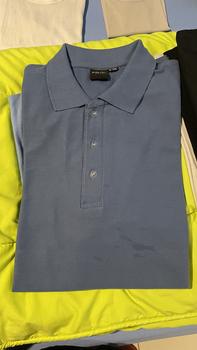 Product Review of Akita Polo Shirt Big Size Steel Blue – Polo Pria Premium Jumbo Steel Blue – BYBLANK from Tokopedia customer review 0