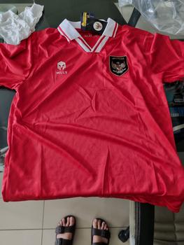 Product Review of JERSEY BAJU BOLA TIMNAS INDONESIA HOME GRADE ORI from Tokopedia customer review 2