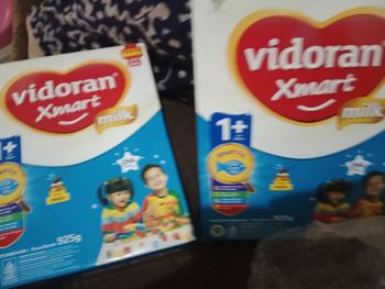 Product Review of Vidoran Xmart 1+ Susu Pertumbuhan All Variant [925 G/2 Box] - Bubuk (Exp : 01.2026) from Tokopedia customer review 2