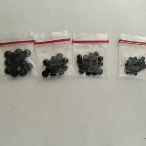 (10PCS/5PASANG) Mata Boneka Bulat Hitam / Mata AMIGURUMI / Safety Eyes 5-24 MM