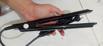 Product Review of Catokan Rambut Kemei 2139 Catokan Rambut 2in1 Ceramic berkualitas Meluruskan Hitam Straightener from Tokopedia customer review 1
