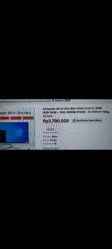 Product Review of MA Komputer All-in-One Terbaru HD Super Tipis Intel Core i3/i5 Untuk Rumah, Belajar, Kantor, dan Hiburan - 19/22/24 Inci Gratis Mouse + Keyboard，Cocok untuk desain, rumah, hiburan, kantor Kemasan Kayu & Garansi Garansi 1 Tahun from Tokopedia customer review 0