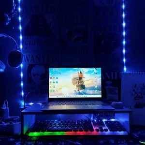 DUDUKAN LAPTOP DAN MONITOR/DUDUKAN KOMPUTER/RAK MEJA KOMPUTER