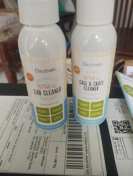Product Review of Oxyfresh Pet Ear Cleaner 100ml - Pembersih Telinga Hewan from Tokopedia customer review 0