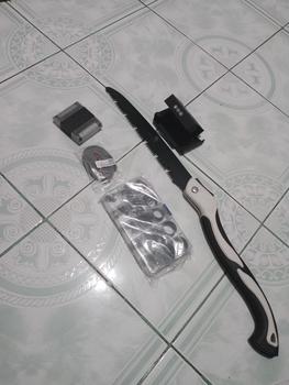 Product Review of Gergaji Kayu Lipat Portable Folding Saw Saku Baja SK5 Tahan Karat Potong Dahan Bambu Serbaguna 13/18/21/24/30/35 cm from Tokopedia customer review 0