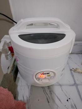 Product Review of 【COD】Votre Rice Cooker G-11  Penanak Nasi Desain Elegan dengan Lapisan Tutup Kaca Free Saringan Kukus from Tokopedia customer review 0
