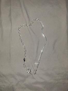 Product Review of Nebula - necklace kalung rantai (55 cm) titanium silver liontin bulan bintang elegan kekinian cocok untuk pria maupun wanita gaya korea retro hiphop punk y2k hadiah aksesoris pasangan couple from Tokopedia customer review 0