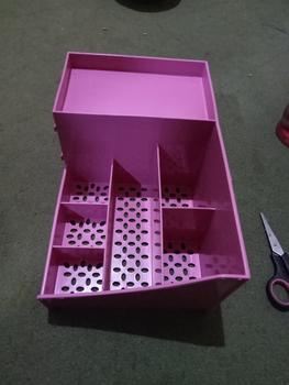 Product Review of Mall Perabot | Rak Kosmetik Cosmetic Storage Kotak Laci Make up Mini Mikos Orginazer Drawer Gagang Penyimpanan from Tokopedia customer review 1
