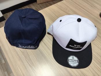 Product Review of Topi Peci Pria Muslim Dewasa Standar Nyaman Miki Hat Relligi Model Kaligrafi Katun Polos from Tokopedia customer review 3