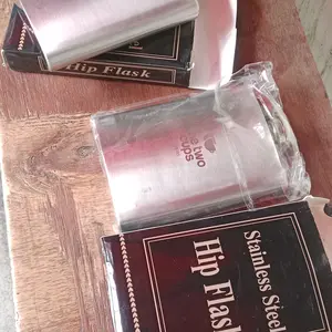 Botol Hip Flask Stainless Steel 8oz