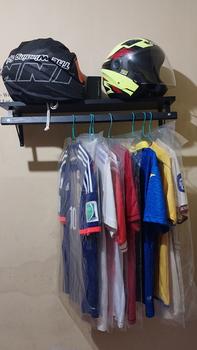 Product Review of RAK GANTUNGAN BAJU Ambalan Rak Dinding Serbaguna Melayang Ambalan Melayang Gantungan Baju Ambalan Melayang Gantungan Baju Nempel Dinding Ambalan Melayang Serbaguna Premiu Kuat Murah from Tokopedia customer review 1