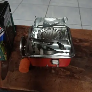 Kompor Gas Hiking Camping Mini Portable Model Windproof Portable Stove