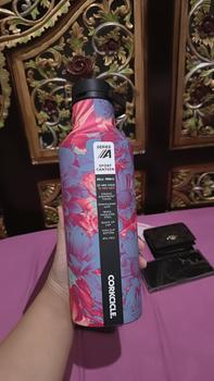 Product Review of Corkcicle 32oz Sport Canteen Series A Dopamine Floral from Tokopedia customer review 0