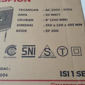 MASPION MV-16 EX Ceiling Exhaust Fan / Exhaust Fan Plafon (Corong)