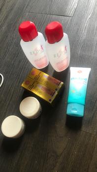 Product Review of Red-A Face Tonic Anti Oxidant with VIT E, Extract Red Algae & Averrhoa - 125ml from Tokopedia customer review 0