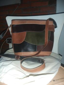 Product Review of Kenes Leather Sling Bag Wanita Tas Selempang Kulit Asli PERCA MIX - Free Grafir Nama from Tokopedia customer review 0