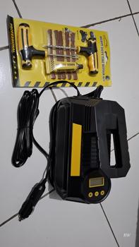 Product Review of Pompa Angin Ban Mobil Portable Inflator Tire Pump 150 PSI LCD LED from Tokopedia customer review 0