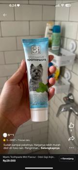 Product Review of M-Pets Toothpaste for Dog - Odol Pasta Gigi Anjing - Mpets Toothpaste Mint from Tokopedia customer review 1