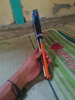 Product Review of Aonijie Foldable Trekking Pole E4201 - Trail Running Hiking GOLD GRAY from Tokopedia customer review 0