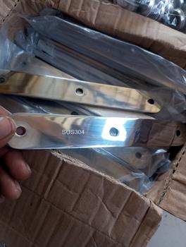 Product Review of SAYAP PLAT DOUBLE TIANG RAILING KACA SOLID SUS304 from Tokopedia customer review 0