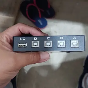 USB Switch Printer 4 Port Manual FJGEAR- Data Switcher Sharing printer