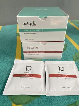 Product Review of [HADIAH GRATIS] POLYNIA | Pomegranate Revitalizing + Prickly Pear Hydrating Face Mask | Samarkan Kerutan & Flek Hitam | Melembabkan & Jaga Skin Barrier from Tokopedia customer review 0