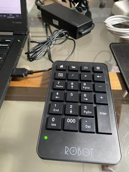 Product Review of Robot Keyboard Numerik Numpad USB RK01 Black from Tokopedia customer review 0